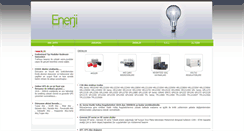 Desktop Screenshot of enerji.onlinemerkez.com