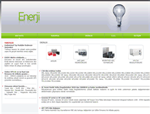Tablet Screenshot of enerji.onlinemerkez.com